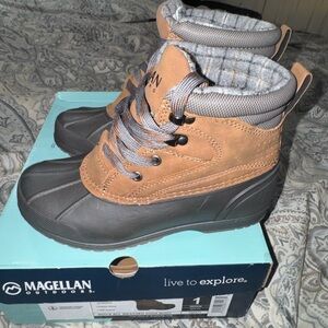 Magellan Outdoors Tan and Black Hiking Boots